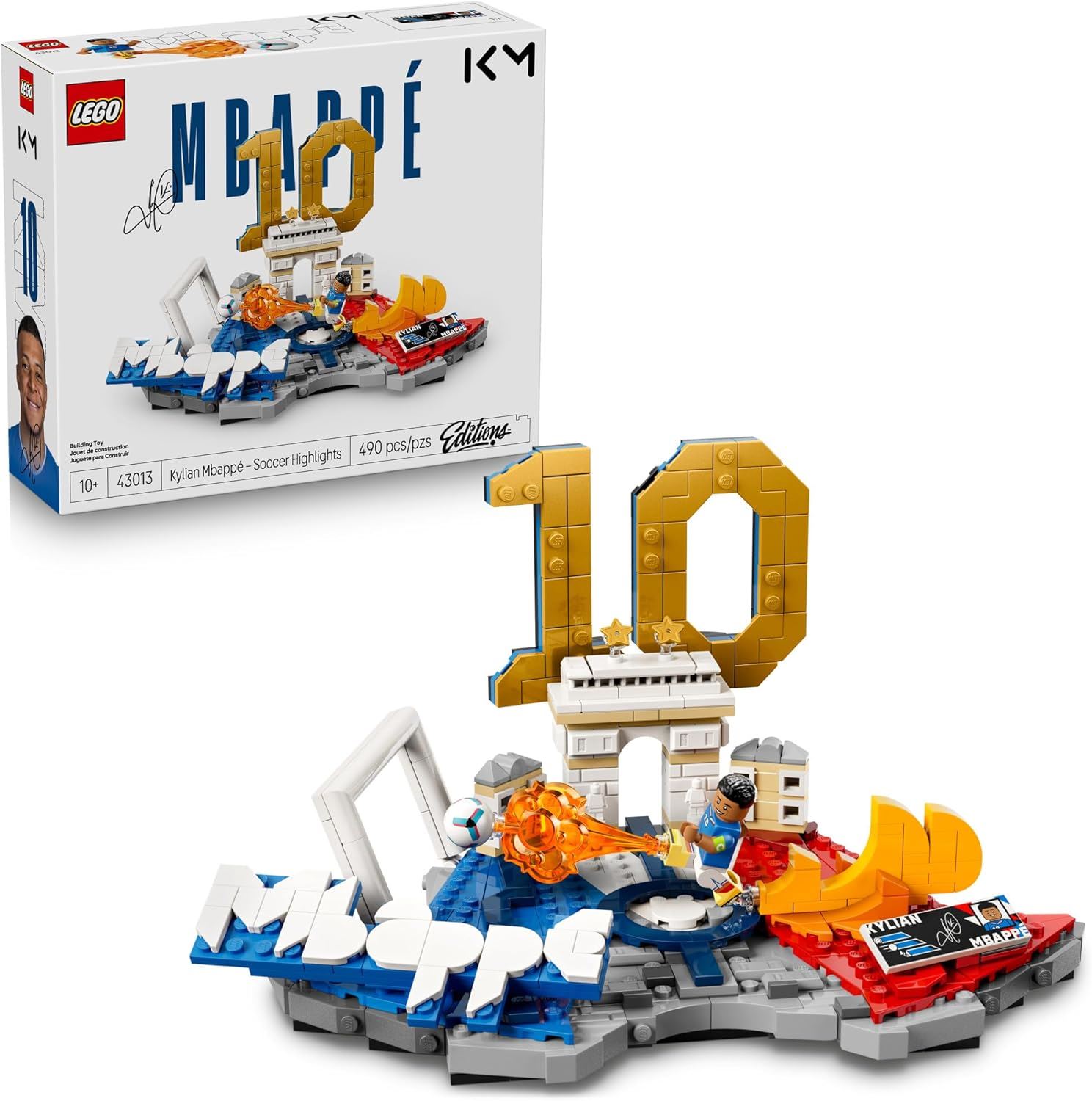 MUNDIAL 2026 LEGO 43013 Kylian Mbappé Momentos Legendarios del futbol - Set de construcción